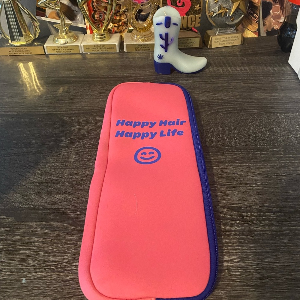 Pink Hair Tool Pouch